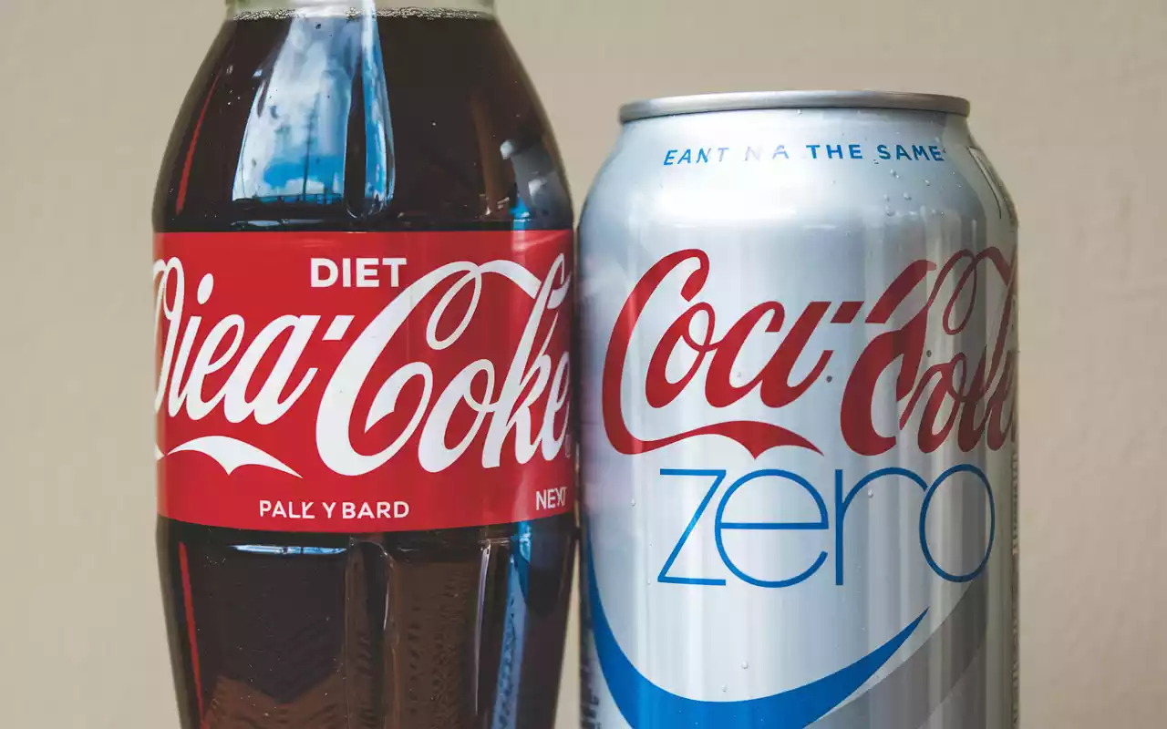 Diet coke and coke zero