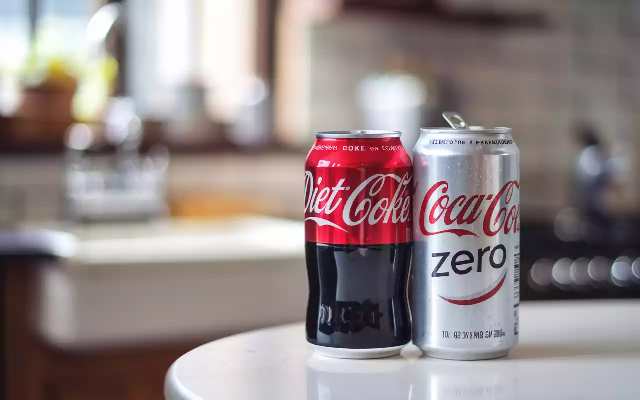 Diet coke and coke zero