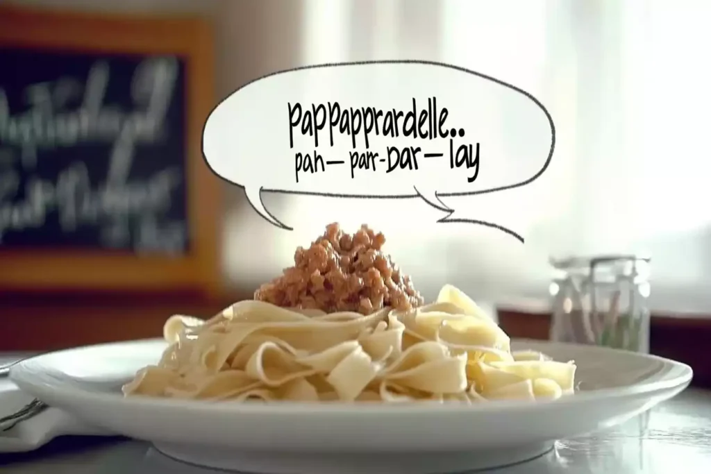 How Do You Pronounce Pappardelle?