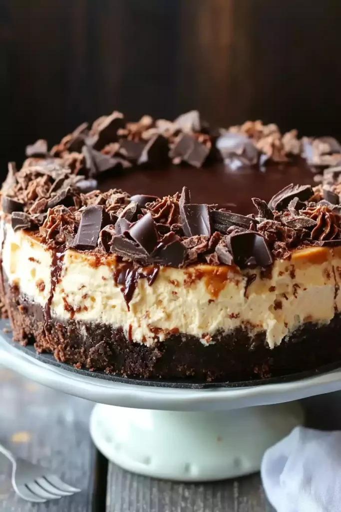 German Chocolate Cheesecake