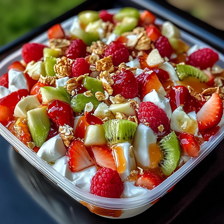 Cheesecake Fruit Salad: A Refreshing Delight Awaits!