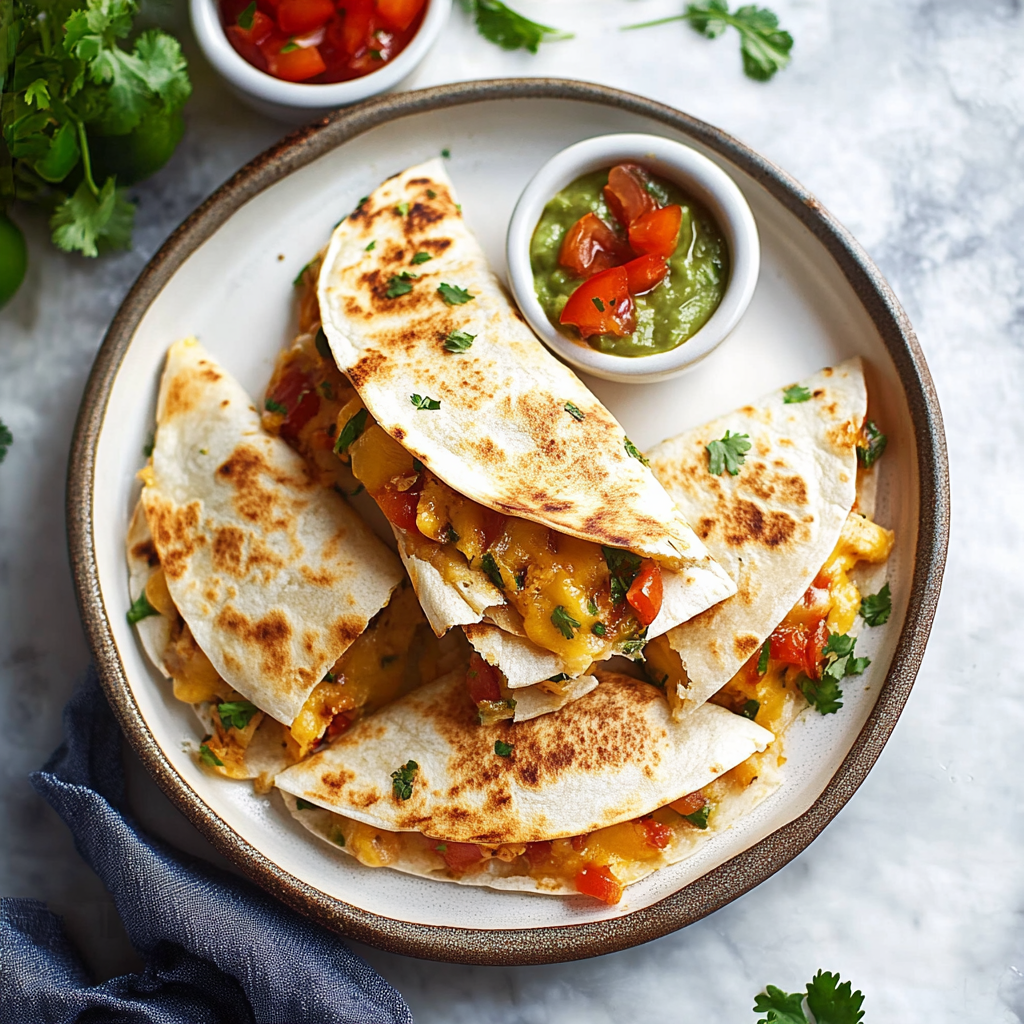 Cheesy Chicken Quesadillas: A Mouthwatering Recipe