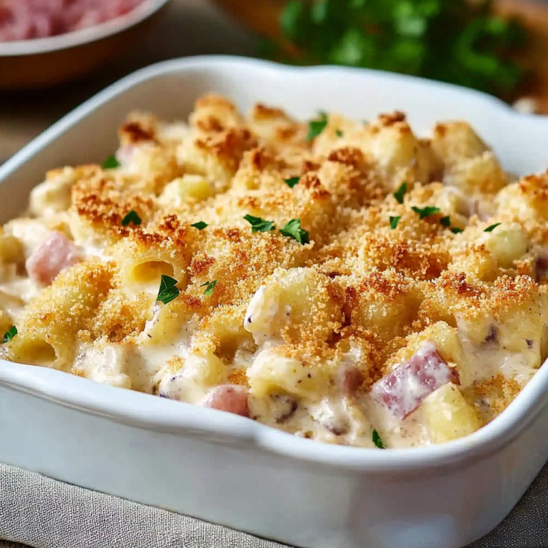 Chicken Cordon Bleu Casserole: A Delightful Dinner Idea!