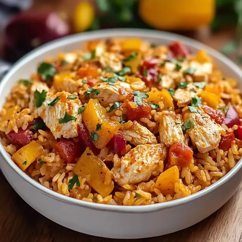 Chicken Fajita Rice Casserole: A Flavor-Packed Delight!