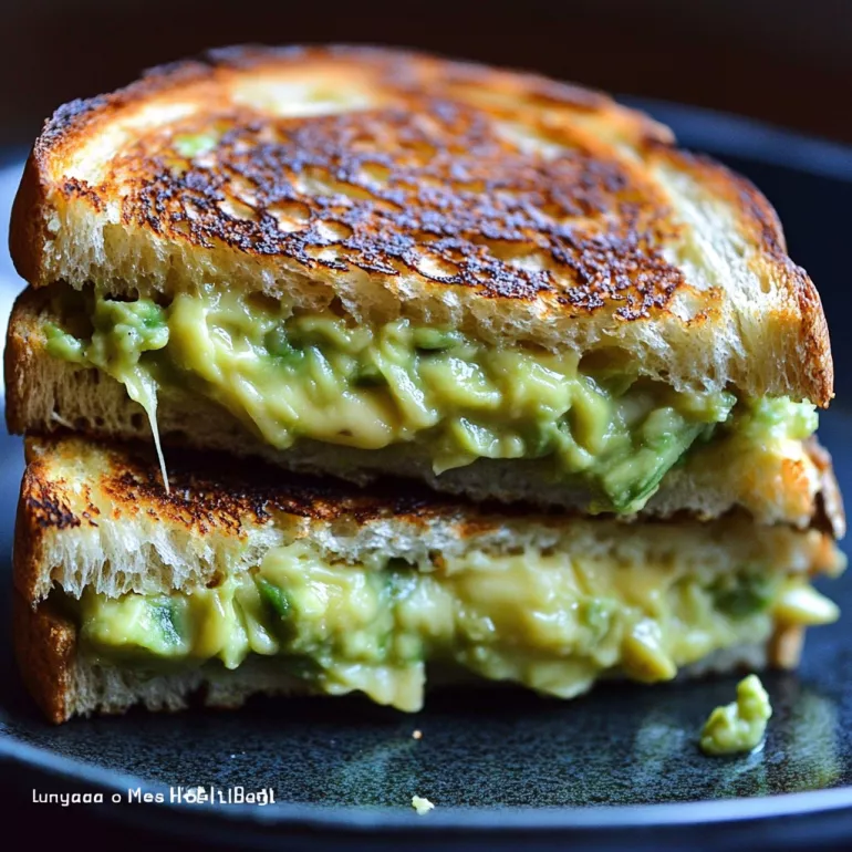Creamy Avocado Grilled Cheese: Indulge in a Flavorful Delight!