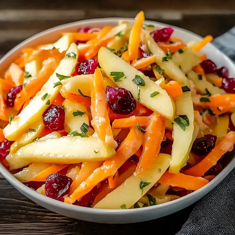 Crisp Apple Cranberry Carrot Salad: A Refreshing Delight!