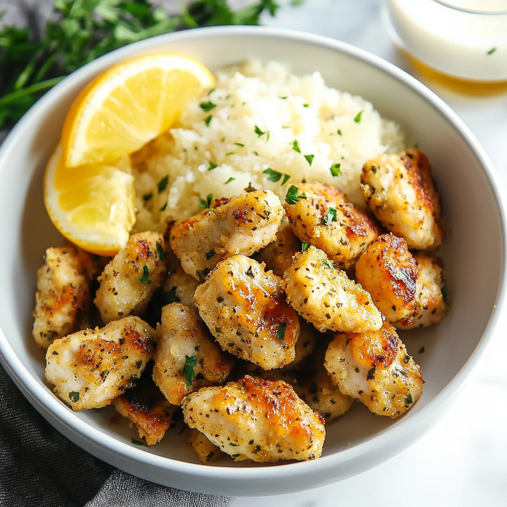 Crispy Garlic Parmesan Chicken Bites: Irresistible Flavor!