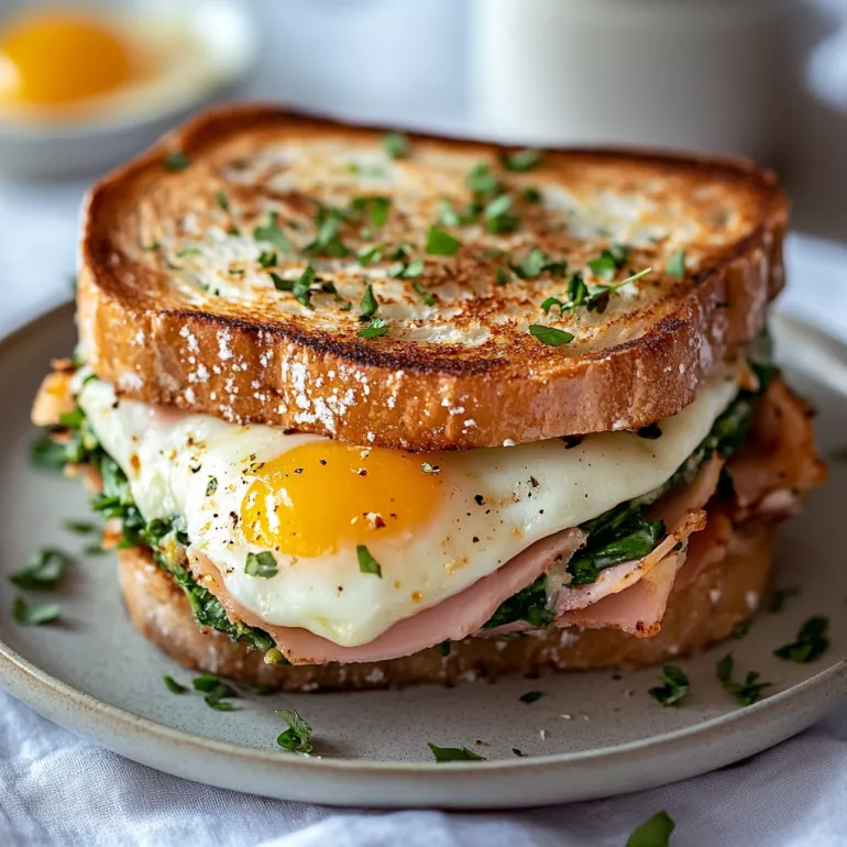 Croque Madame Sandwich – The Ultimate French Brunch Classic