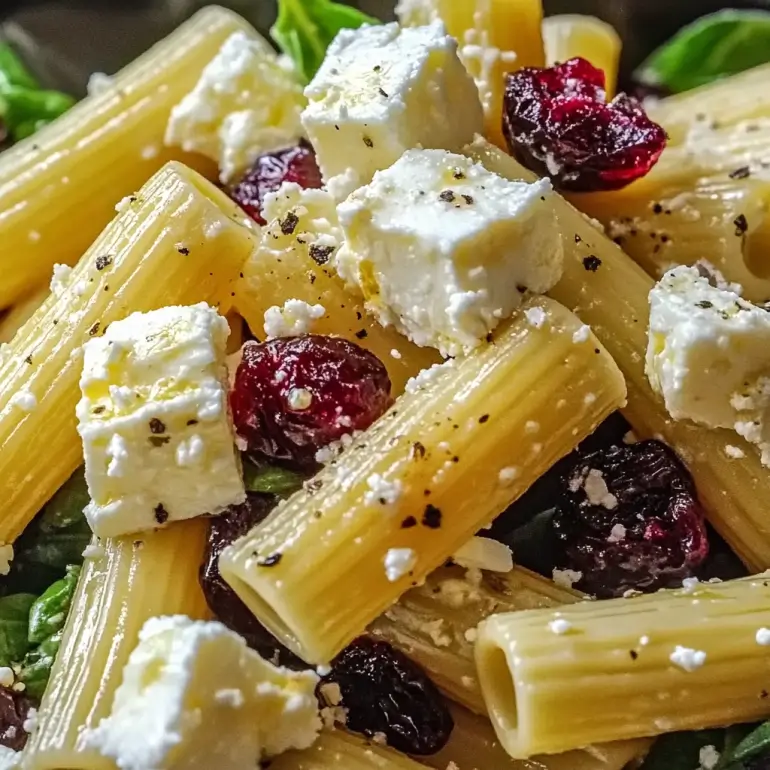 Feta Cranberry Rigatoni Salad: Zesty Delight Awaits
