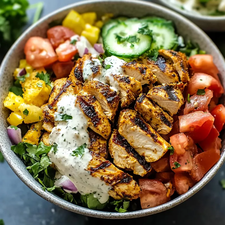 Grilled Chicken Shawarma Bowl: Discover a Flavorful Delight!