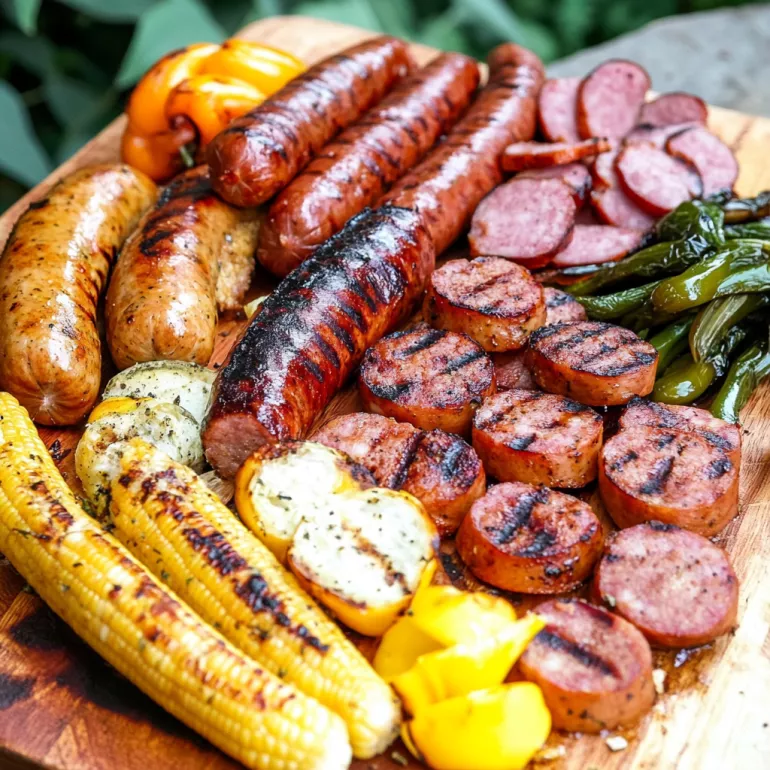 Grilled Sausage Grazing Board: Create a Flavor Feast!