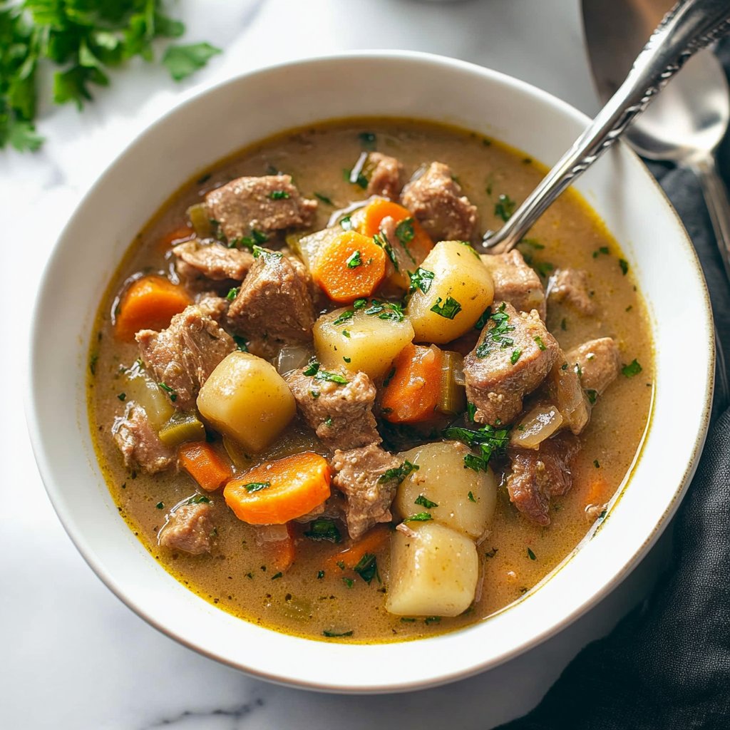 Hearty Pork Stew: Savor Comfort in Every Bite!