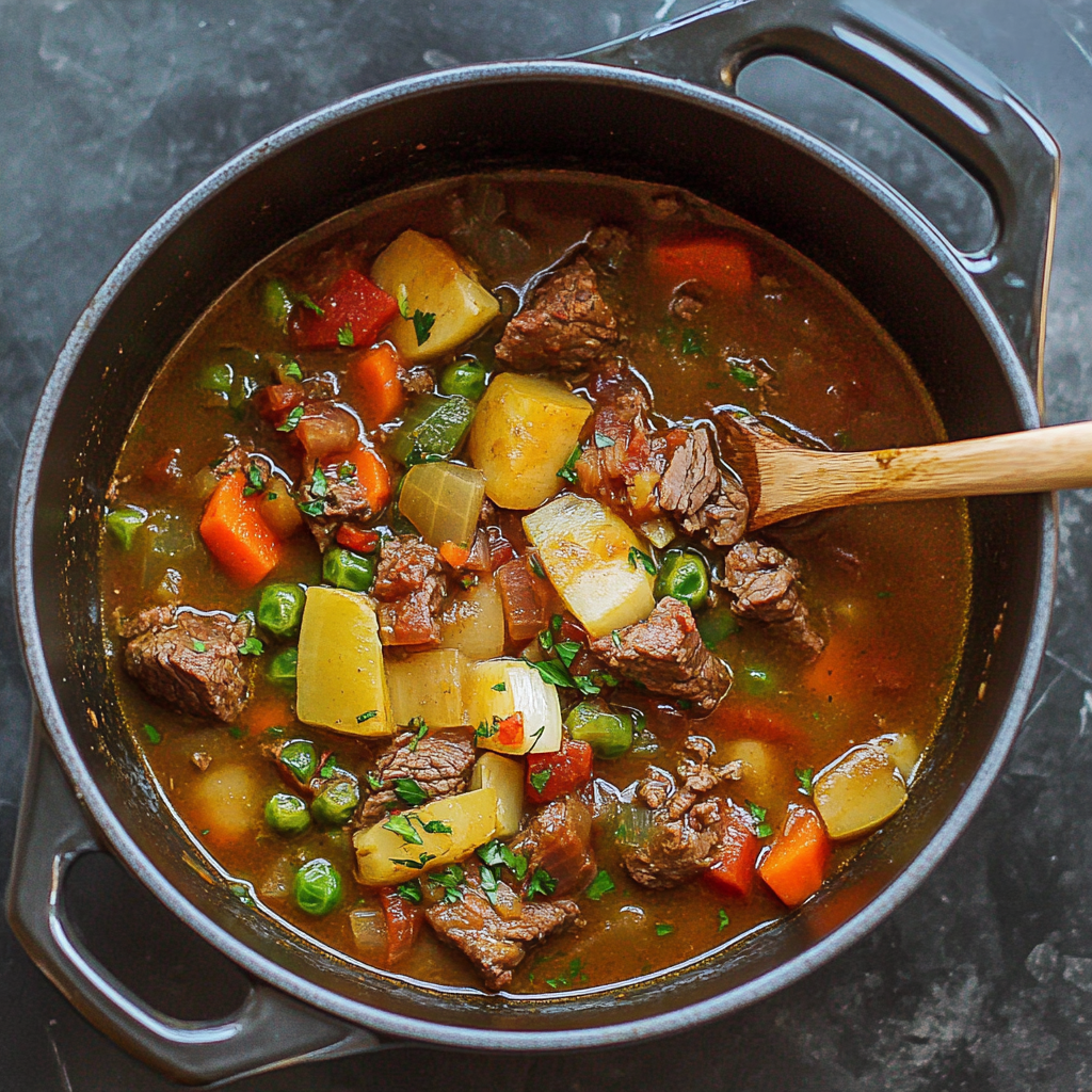 Hearty Vegetable Beef Soup that Warms Your Soul Today!