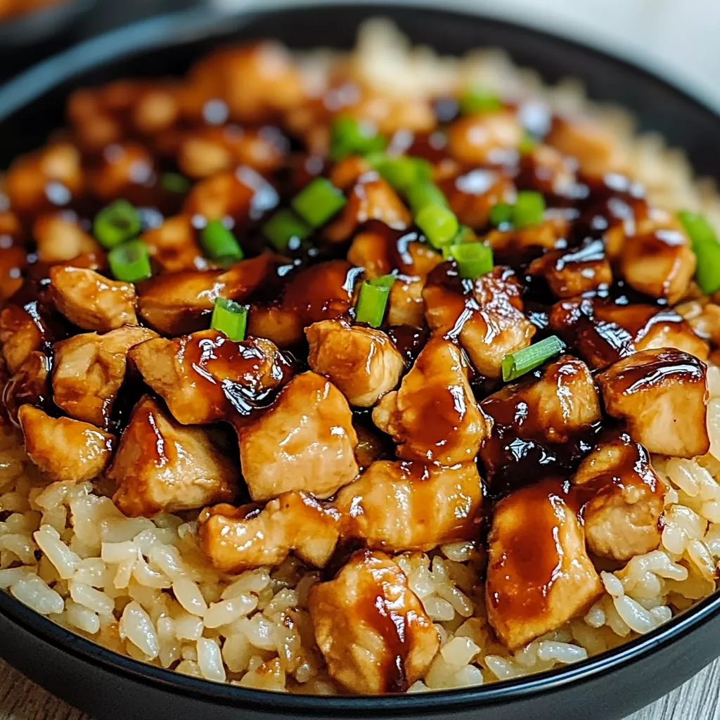 Honey BBQ Chicken Rice Bowl: A Flavor-Packed Delight!