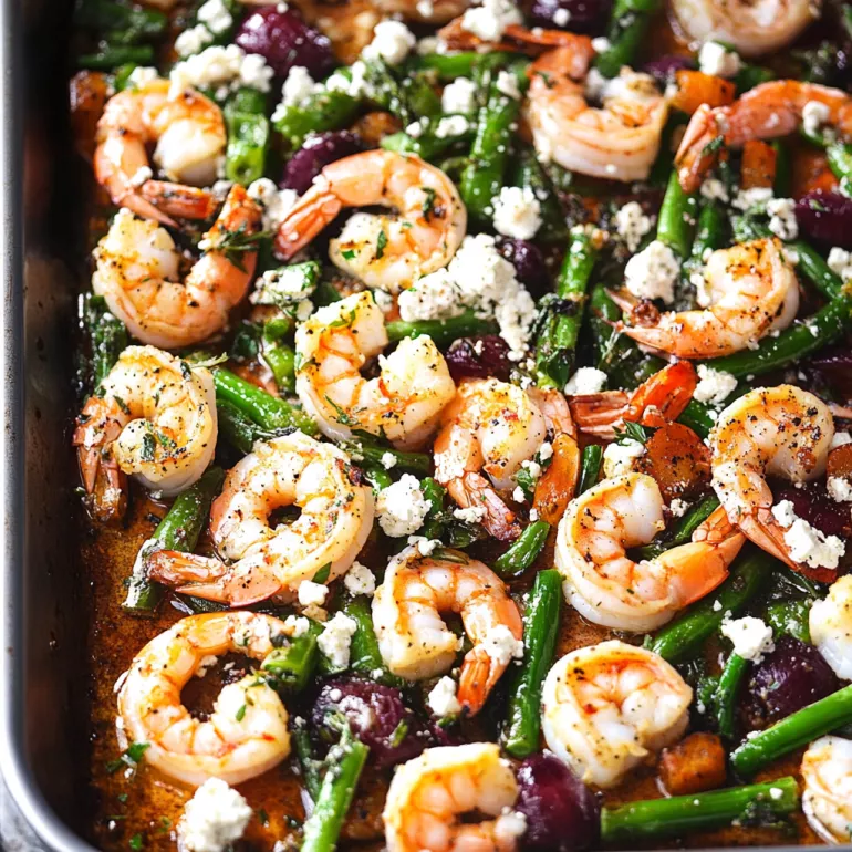 Mediterranean Sheet Pan Shrimp: A Quick Delicious Recipe!