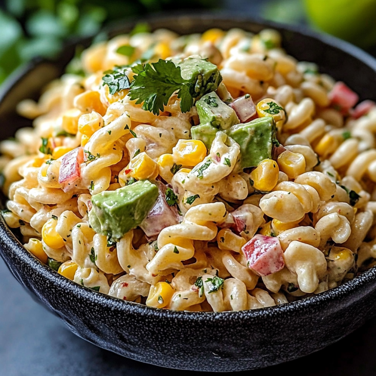 Mexican Street Corn Pasta Salad: A Flavorful Delight!