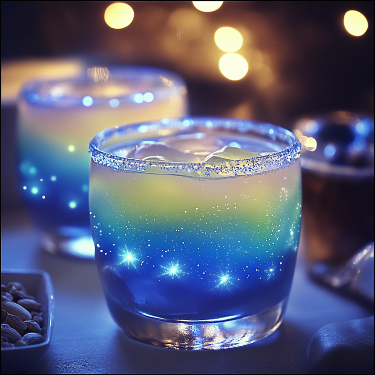 Northern Lights Glow Punch: A Colorful Party Delight!