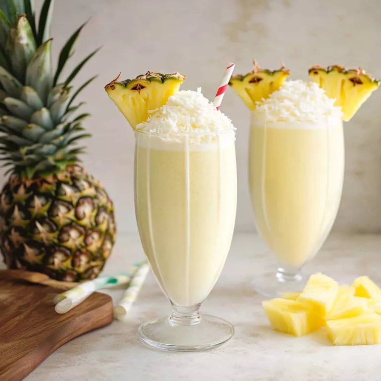 Pineapple Coconut Milkshake: Indulge in Tropical Bliss!