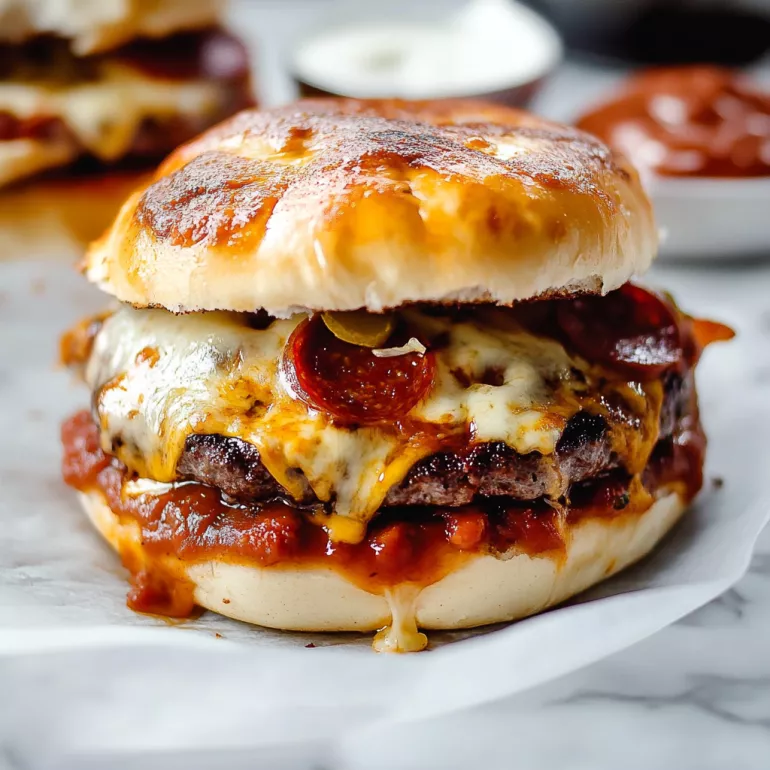 Pizza Burgers: Discover a Cheesy Flavor Explosion!