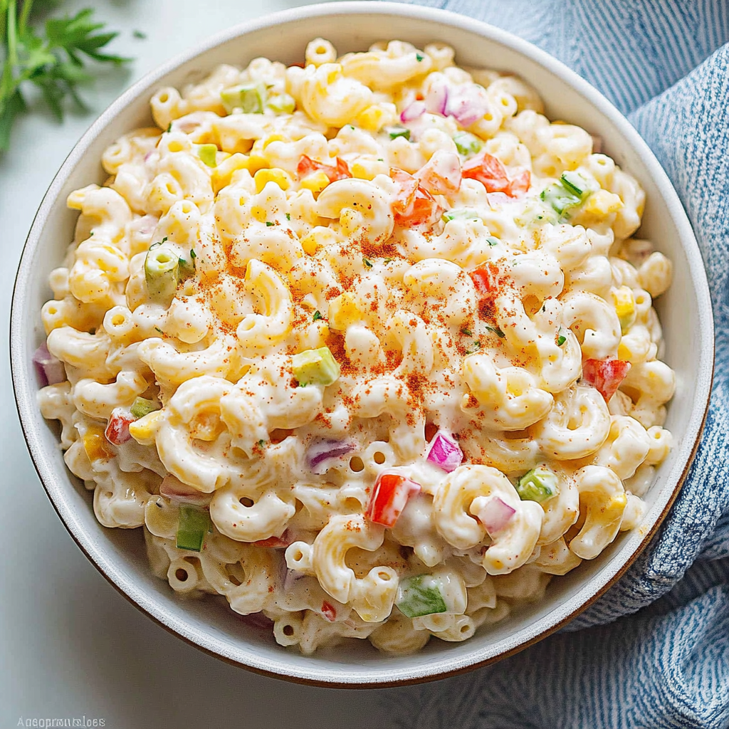 Classic Macaroni Salad: A Creamy Delight to Savor!