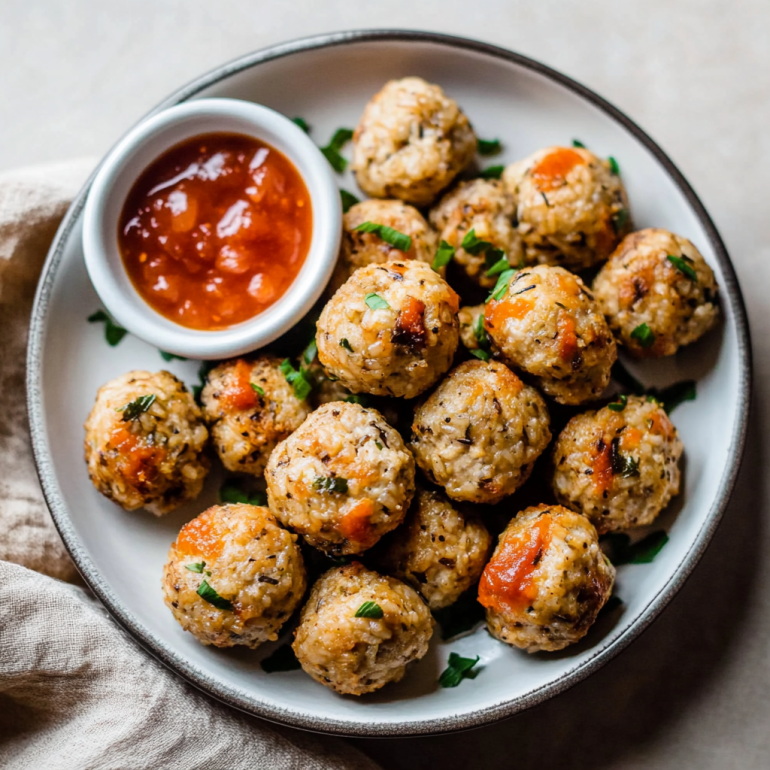 Savory Black Rice Chicken Meatballs That Wow Your Tastebuds!