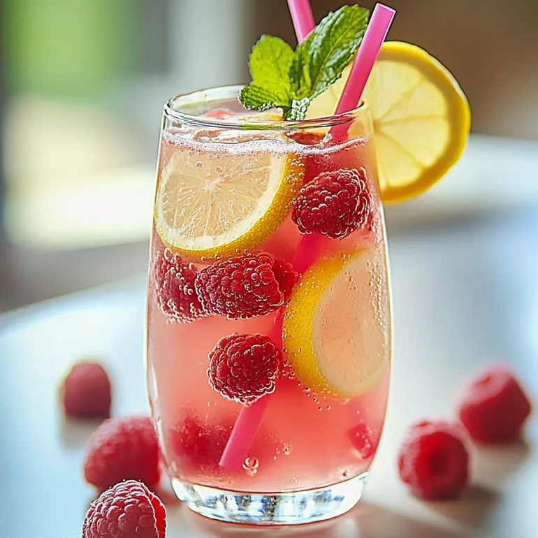 Sparkling Raspberry Lemonade: Refresh Your Summer Today!