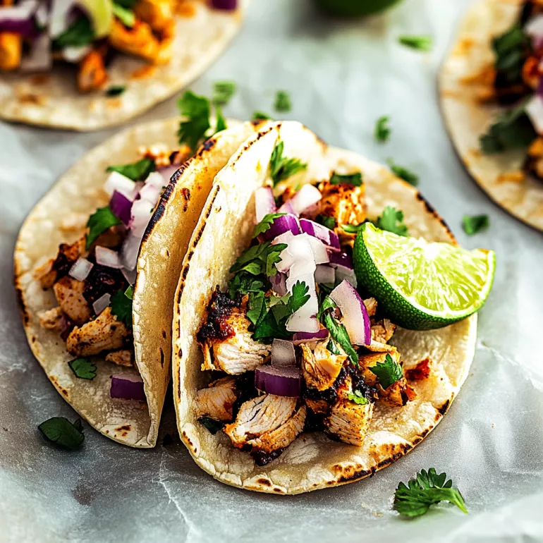 Spicy Chicken Street Tacos That Will Ignite Your Tastebuds!
