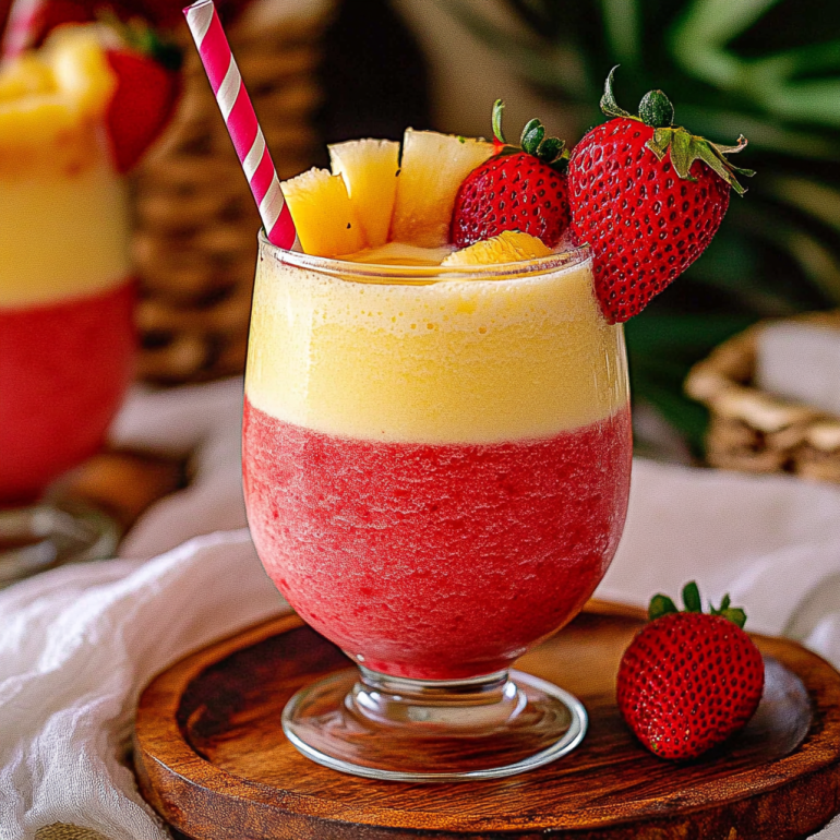 Strawberry Pina Colada Smoothie: A Tropical Delight Awaits!