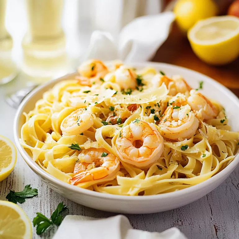 Lemon Garlic Shrimp Pasta: A Zesty, Quick Dinner Idea!