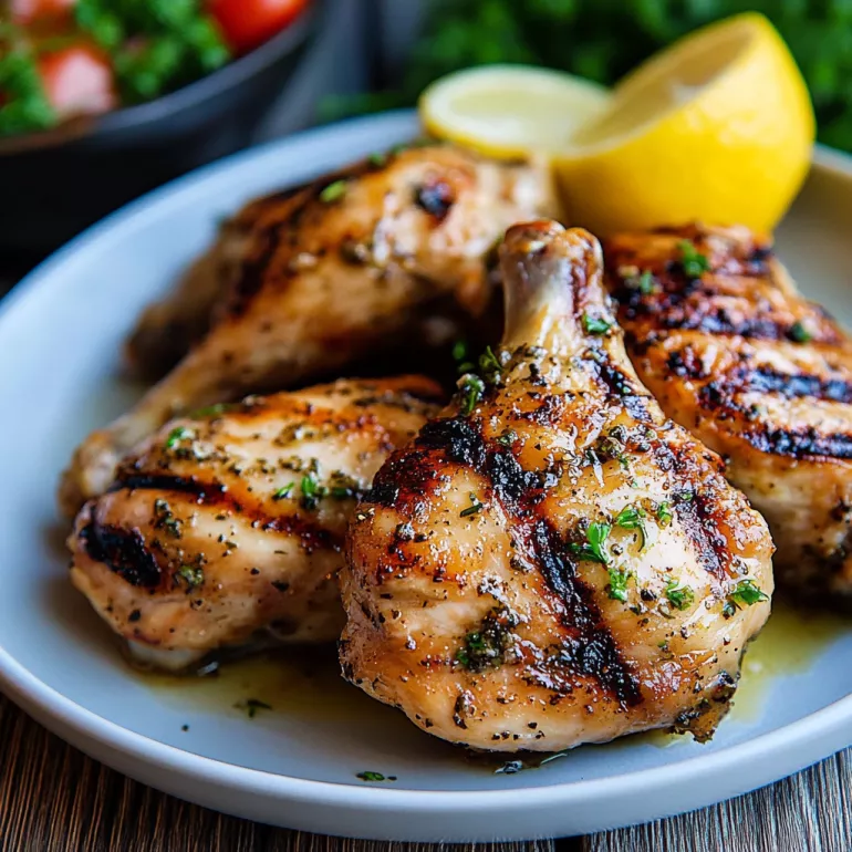 Grilled Lemon Herb Chicken: Savor a Zesty Delight!