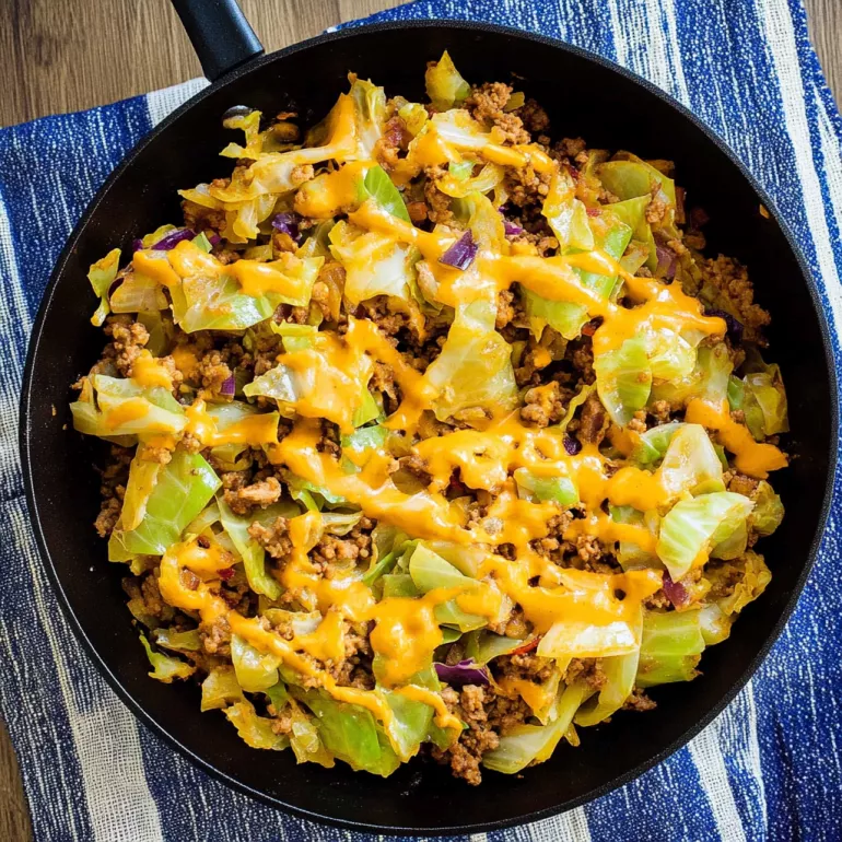 Taco Cabbage Skillet: A Quick, Flavorful Delight!