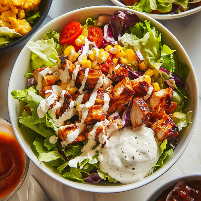 BBQ Chicken Salad: A Zesty, Flavor-Packed Meal!