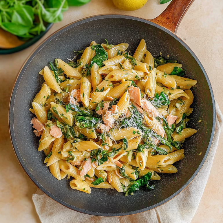 Canned Salmon Pasta Delight: A Quick, Tasty Recipe!