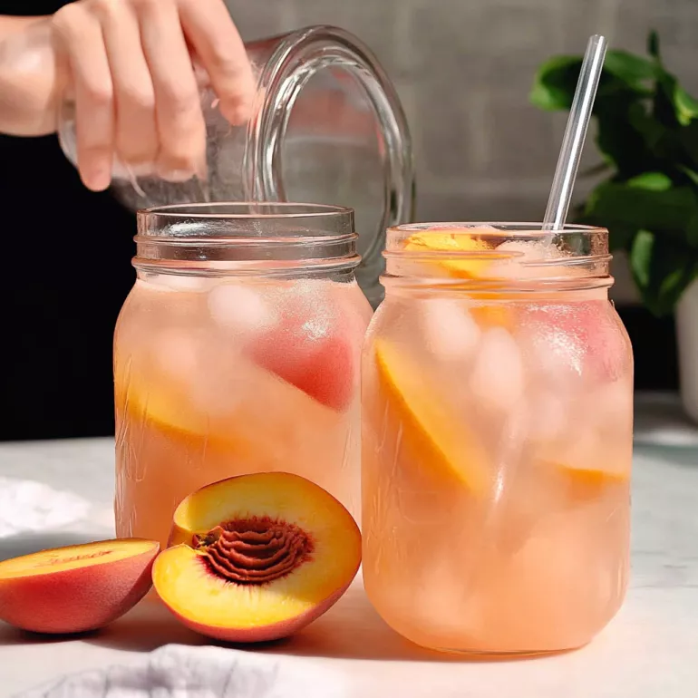 Peach Lemonade: Refreshing Recipe for Hot Days!