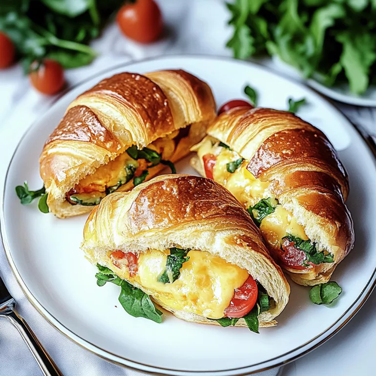 Croissant Breakfast Sandwiches for a Delicious Morning!