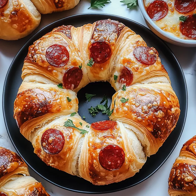 Mozzarella Pepperoni Croissant Rolls that Amaze Taste Buds!