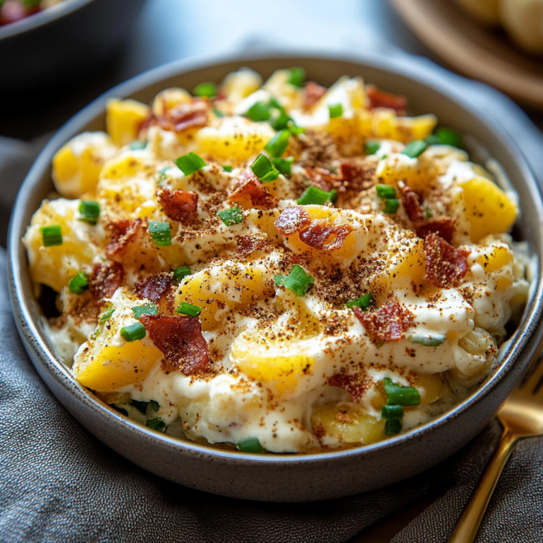 Loaded Baked Potato Salad: A Creamy Delight Awaits!