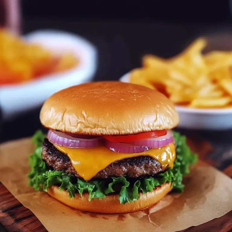Air Fryer Frozen Burgers: Easy Crispy Beef Patties Recipe