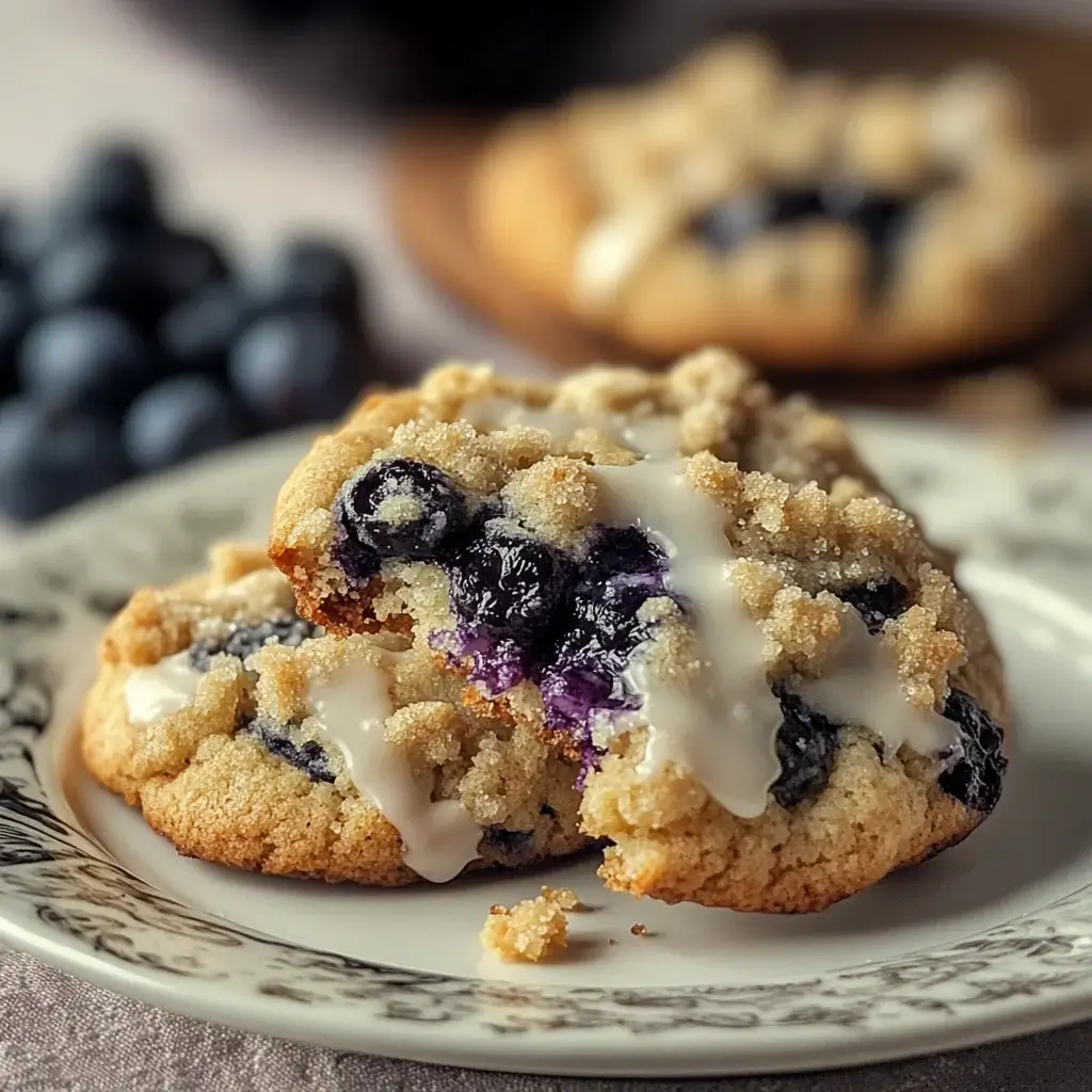 Blueberry Muffin Cookies with Streusel Topping: Try This!