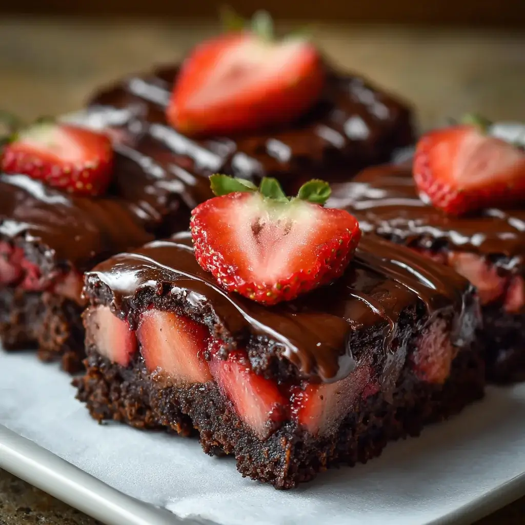 Chocolate-Covered Strawberry Brownies: A Delicious Treat!