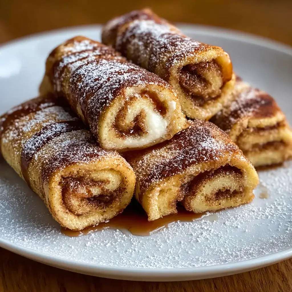 Cinnamon Roll French Toast Roll-Ups: A Sweet Morning Treat!