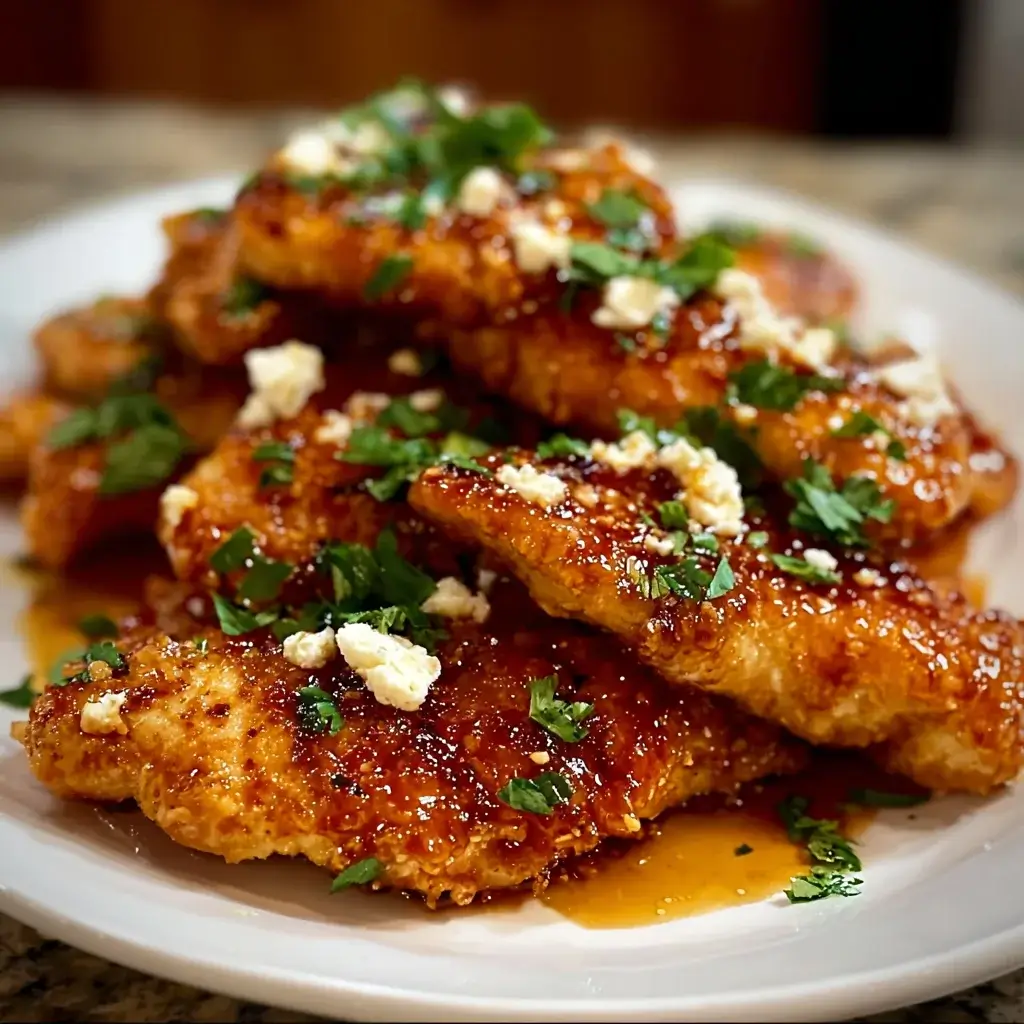 Crispy Hot Honey Feta Chicken: A Flavorful Delight!