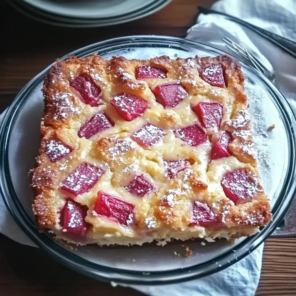 Rhubarb Custard Cake: A Must-Try Sweet Delight!