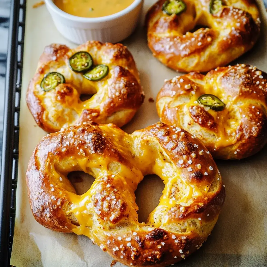 Cheddar Jalapeño Soft Pretzels: A Delicious Recipe!