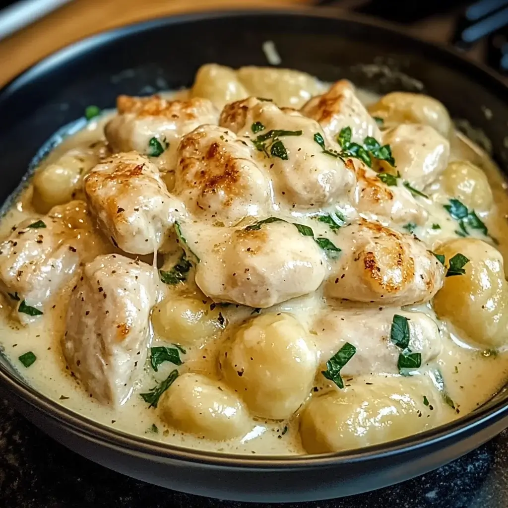 Creamy Asiago Chicken and Gnocchi: A Delightful Dish!