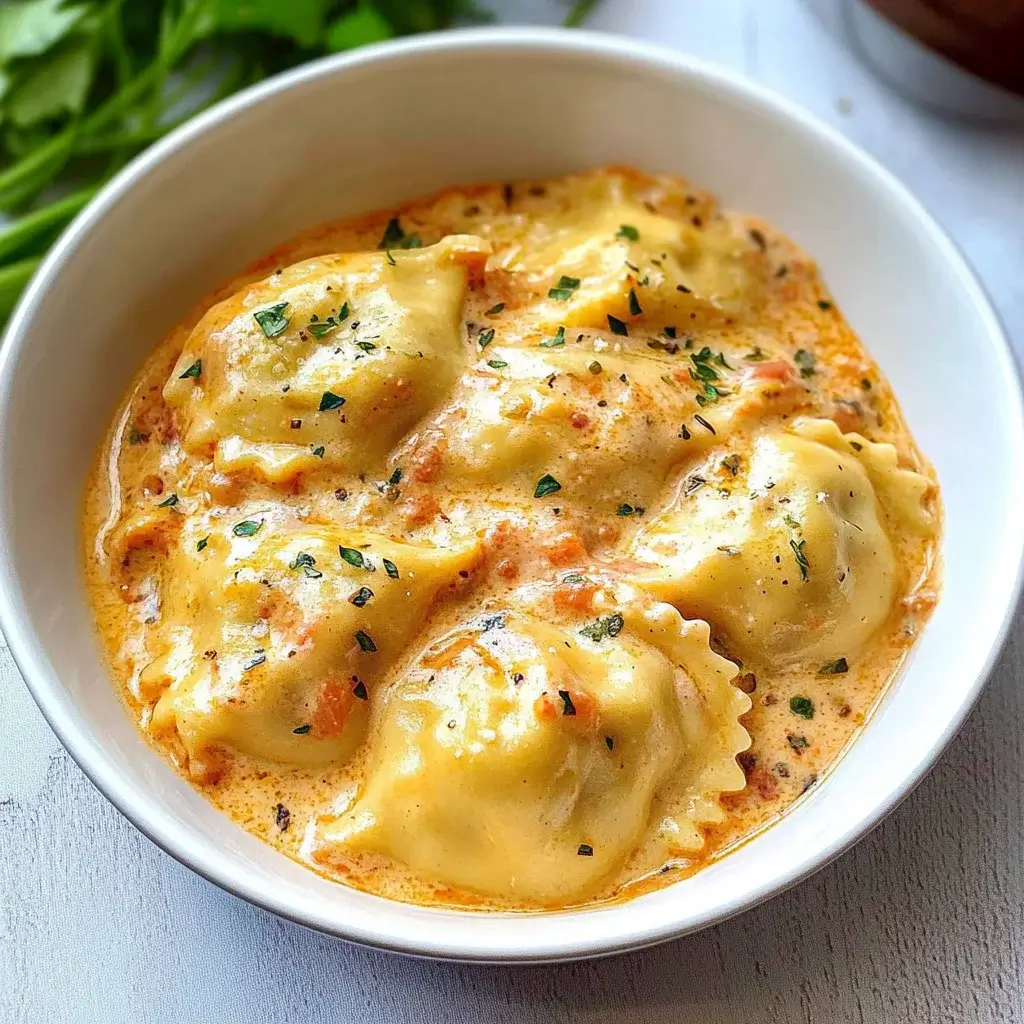 Creamy Garlic Parmesan Ravioli Sauce for Easy Dinner Delight!