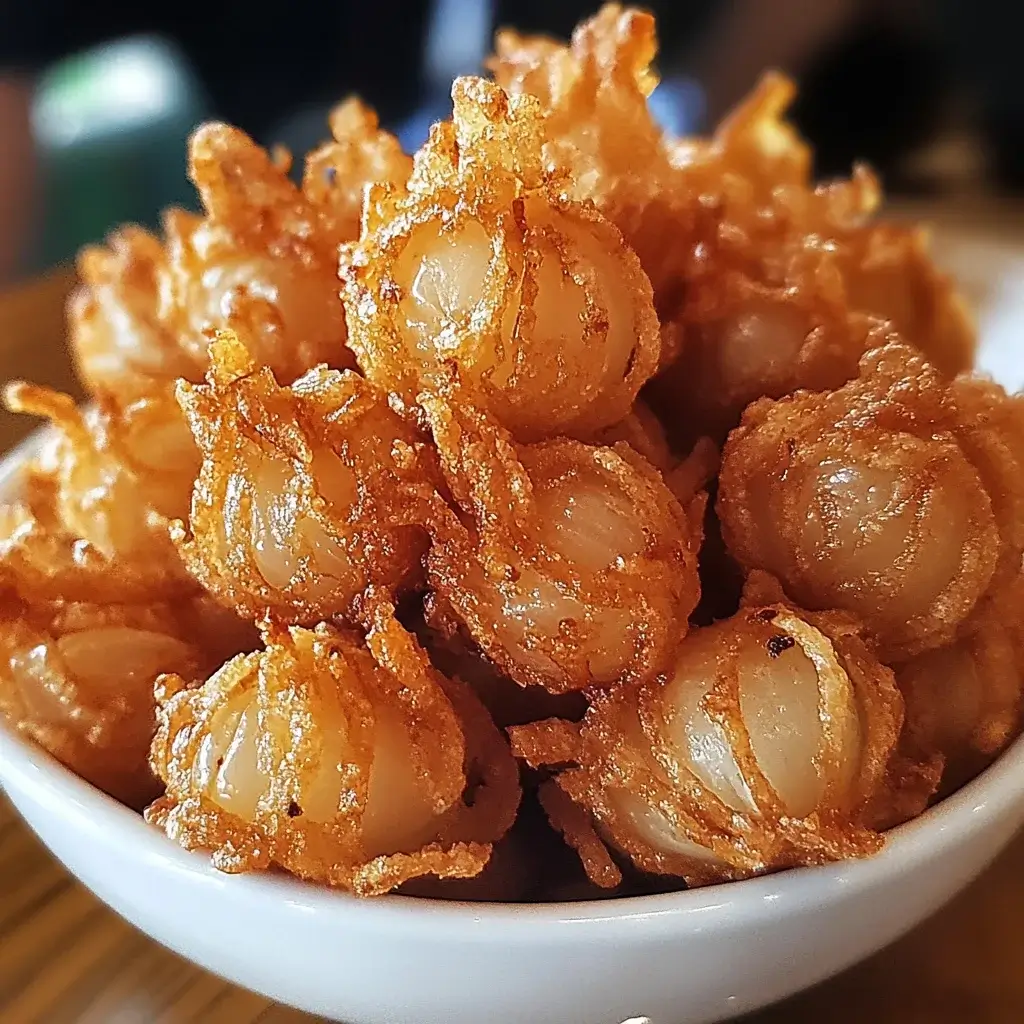 Crispy Bite-Sized Blooming Onions: A Perfect Snack Recipe