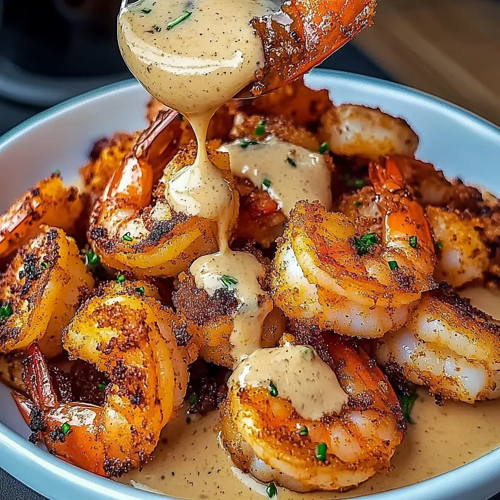 Crispy Cajun Shrimp with Creamy Sauce will Wow Your Guests!
