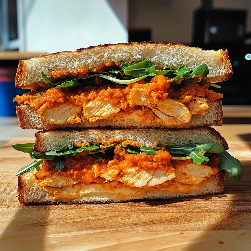Crunchy Chicken Romesco Sandwich: A Must-Try Delight!