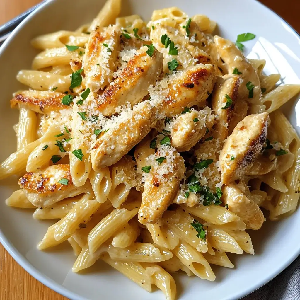 Garlic Parmesan Chicken Pasta: A Creamy Delight!